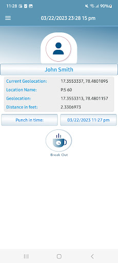 HR TimeClock Screen 3