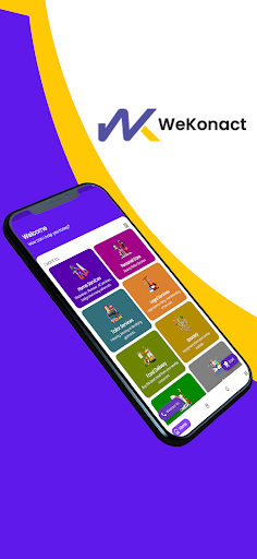 Android application WeKonact India screenshort