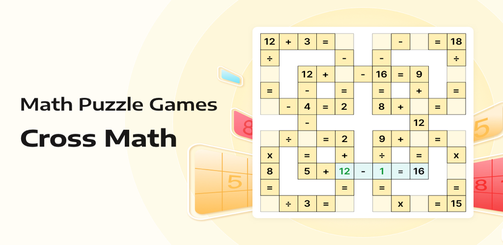Banner Image Crossmath - Math Puzzle Games Mod APK
