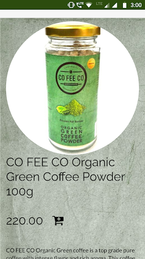 CO FEE CO Screen 2