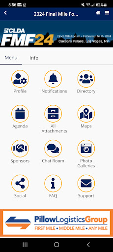 Android application 2024 Final Mile Forum & Expo screenshort