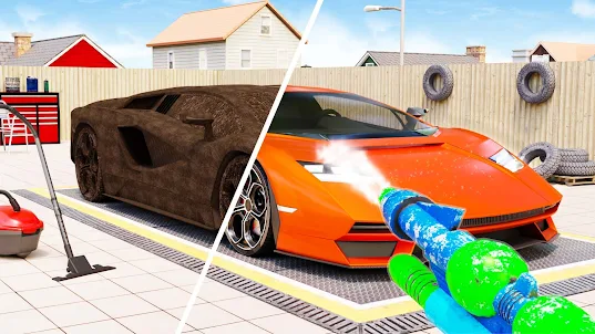 Power Wash Car Wash Simulator