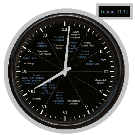 12-hour world clock Descarga en Windows