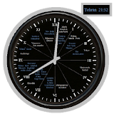 12-hour world clock icon