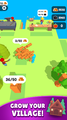 Lumber Farm Wood Carving Idle - Screenshot 3