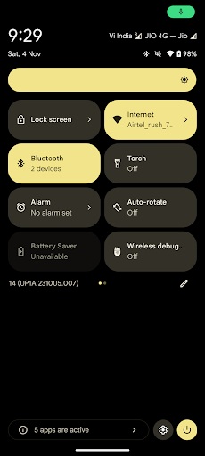 Screenshot of One Click Lock Screen
