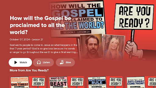 Screenshot of Women's Bible Study