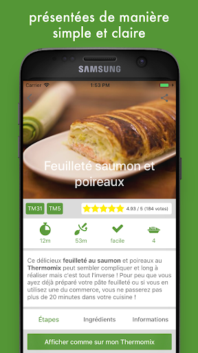 Cookomix - Recettes Thermomix Screen 3