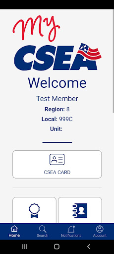 My CSEA Screen 2