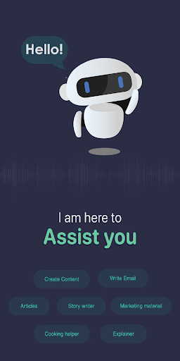 Chat AI Text and Audio Screen 2