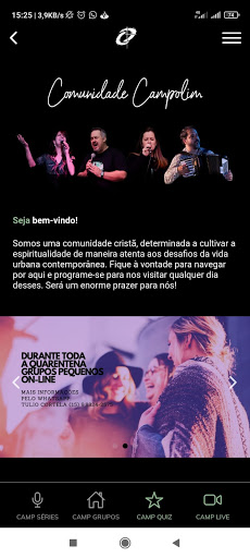 Android application Comunidade Campolim screenshort