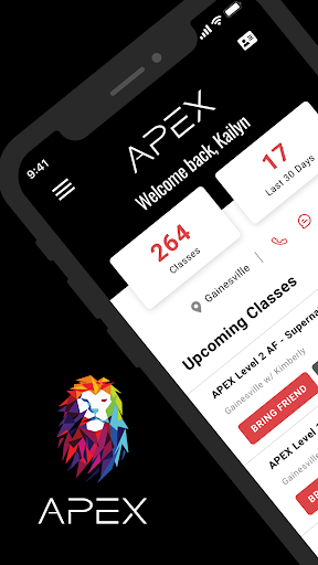 Android application APEX 2.0 screenshort