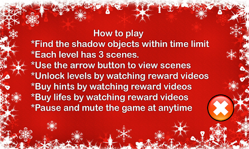 Christmas Hidden Objects Screen 2
