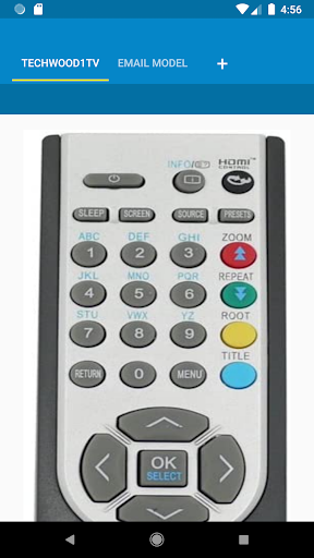 Techwood TV Remote Control Screen 3