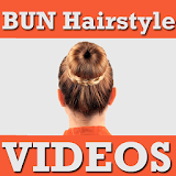 BUN Hairstyles Step VIDEOs icon