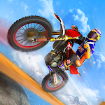 Cover Image of Download Realistic Sky Bike Stunt Game 1.0 APK