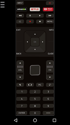 TV Remote Control for Vizio TV screen 1
