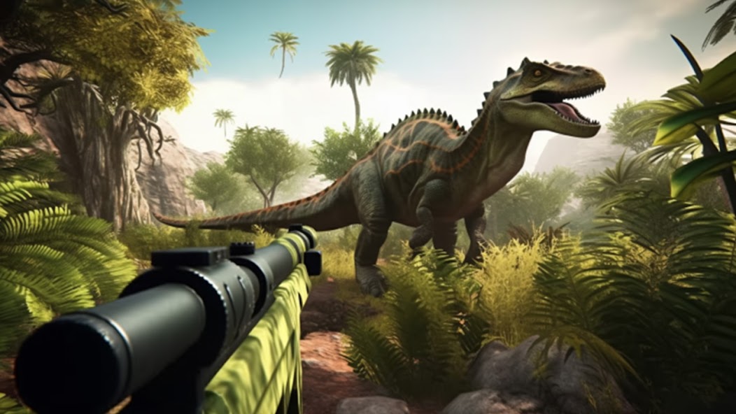 Angry Dinosaur Shooting Game 1.7 APK + Mod (Unlimited money) untuk android