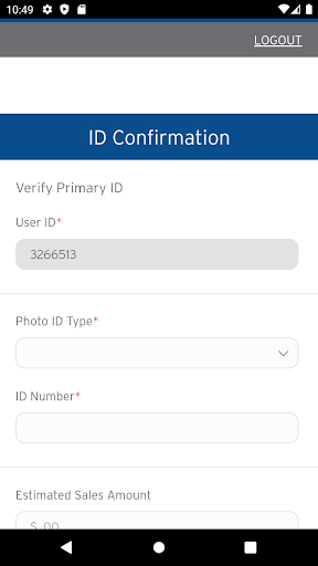Screenshot of Citi Retail Point of Sale