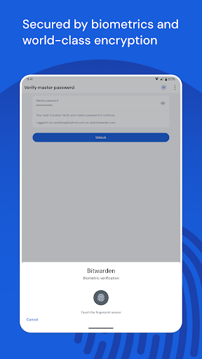 Screenshot of Bitwarden Password Manager