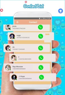 jimin bst Fake call & chatのおすすめ画像5