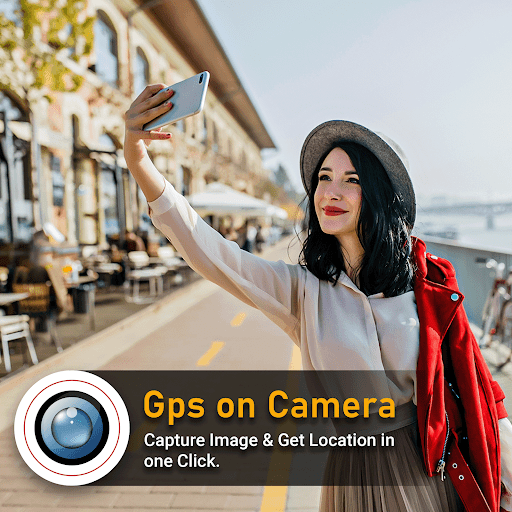 Android application Camera on GPS Map: Time Stamp screenshort
