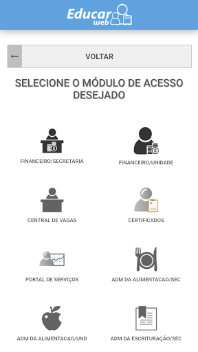 Android application Educar - Santo Ângelo screenshort