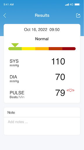 iHealth MyVitals screenshot