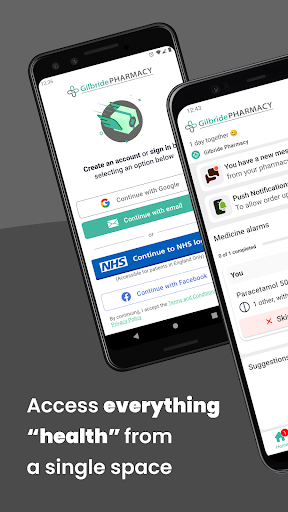 Android application Gilbride Pharmacy screenshort