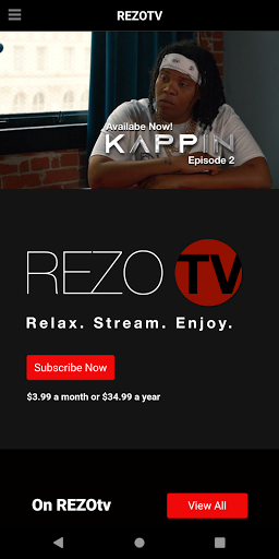 Android application REZO TV screenshort