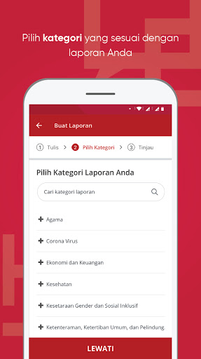 SP4N LAPOR! Screen 3