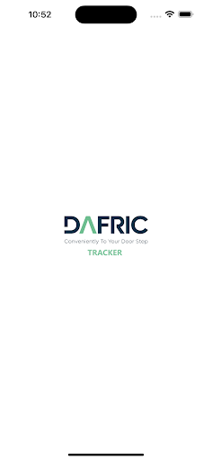 Android application Dafric Tracker screenshort