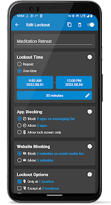 Lock Me Out – App/Site Blocker Gallery 4