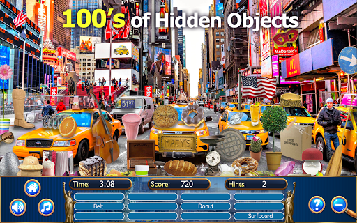 Hidden Objects New York City Puzzle Object Game 2.6 screenshots 2