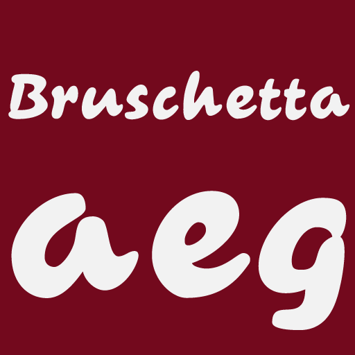 Bruschetta FlipFont logo