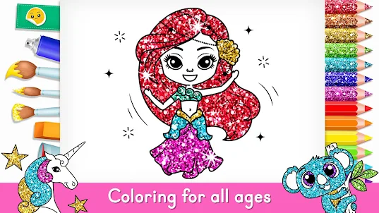 Coloring Games for Kids -Tashi