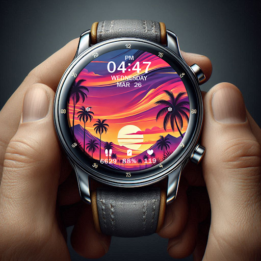 Key WF63 Sunset Watch Face screenshot 21