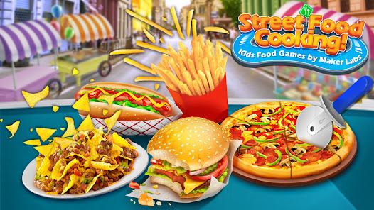 Imágen 1 Street Food Cooking Girl Games android