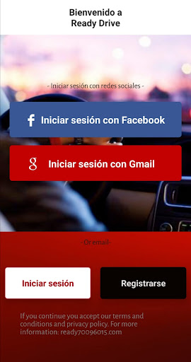 Android application Ready Drive screenshort