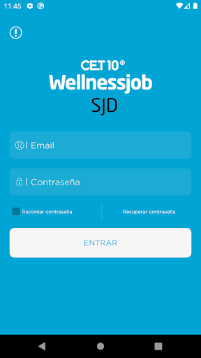 Android application Wellnessjob SJD screenshort