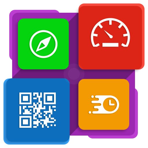 Smart Tools : QR code, Compass logo