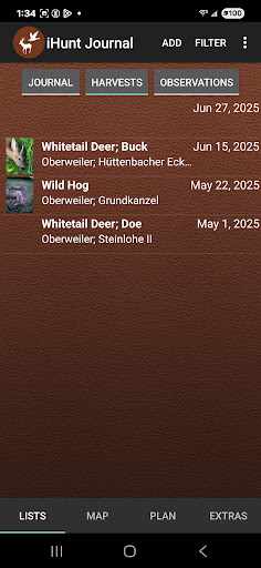 iHunt Journal screenshot 0
