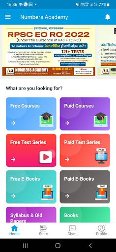 Android application Numbers Academy screenshort