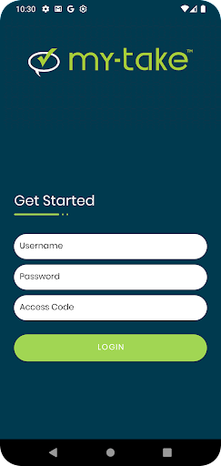 Android application My-Take Experiences screenshort