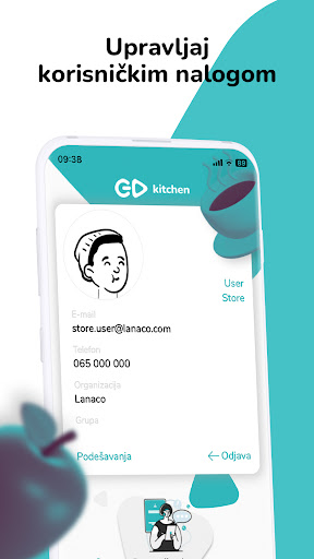 Android application GoKitchen screenshort