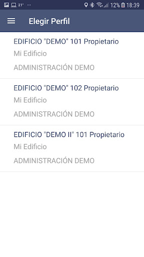 Mi Unidad Screen 2