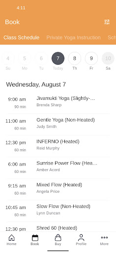 Yoga Mix Screen 2