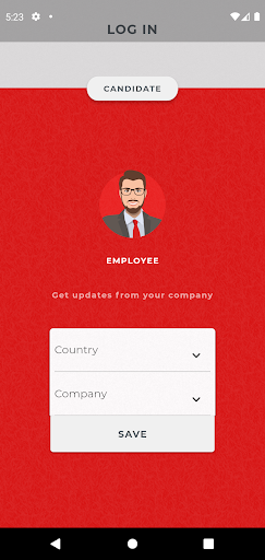 Candidate Mobile App Screen 3