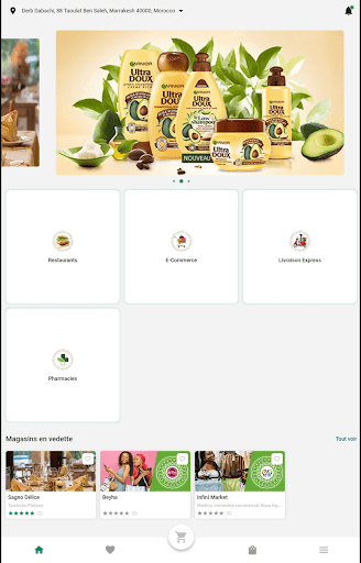 Android application Zizaa Express screenshort