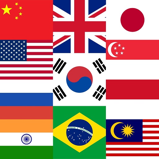 Quiz the country-flag-capital logo